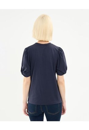 Camiseta Para Mujer Manga Corta Color Azul Oscuro Marca Patprimo #30093656