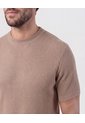 Camiseta De Tejido Acanalado   Para Hombre Beige Patprimo de Patprimo