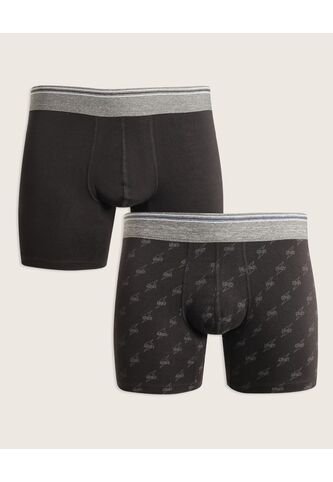 Boxer X2 Para Hombre Filete Color Negro Marca Patprimo #44000414 Patprimo