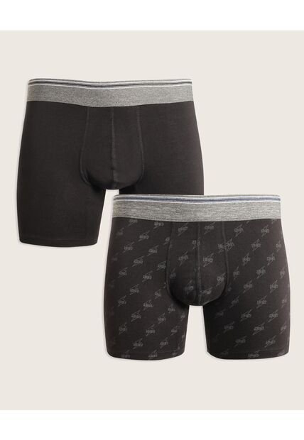 Boxer X2 Para Hombre Filete Color Negro Marca Patprimo #44000414