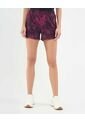 Short Deportivo Estampado  Para Mujer Morado Patprimo de Patprimo