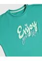 Camiseta Deportiva Con Gráfico Para Niña  Infantil Niña Verde Patprimo de Patprimo