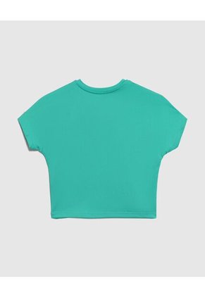 Camiseta Deportiva Con Gráfico Para Niña  Infantil Niña Verde Patprimo