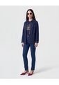 Camiseta Estampada De Cuello Redondo   Para Mujer Azul Patprimo de Patprimo