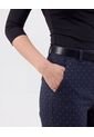 Pantalón Chino Tobillero   Para Mujer Negro Patprimo de Patprimo