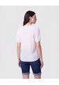 Blusa Cuello En V Manga Raglán   Para Mujer Blanco Patprimo de Patprimo