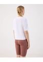 Camiseta Deportiva Boxy  Para Mujer Blanco Patprimo de Patprimo