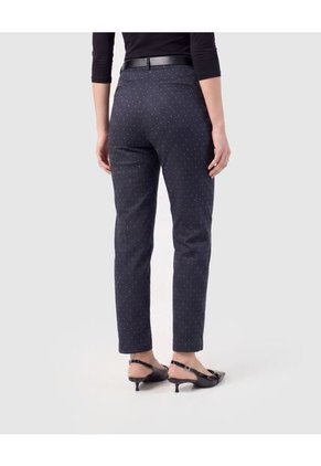 Pantalón Chino Tobillero   Para Mujer Negro Patprimo