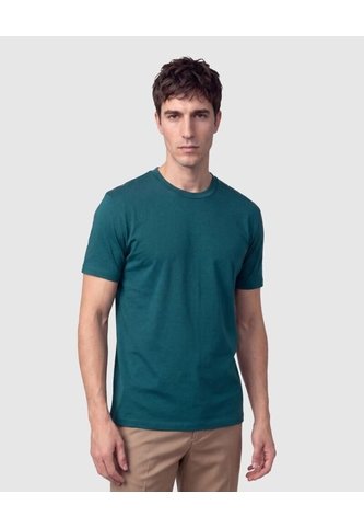 Camiseta Manga Corta Cuello Redondo Hombre  Para Hombre Verde Patprimo Patprimo