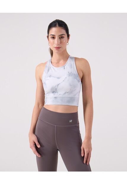 Top Deportivo  Para Mujer Blanco Patprimo