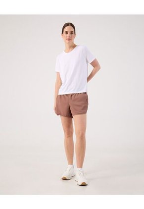 Camiseta Unicolor Deportiva Para Mujer Blanco Patprimo