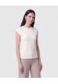 Camiseta Manga Corta Texturizada   Para Mujer Blanco Patprimo de Patprimo