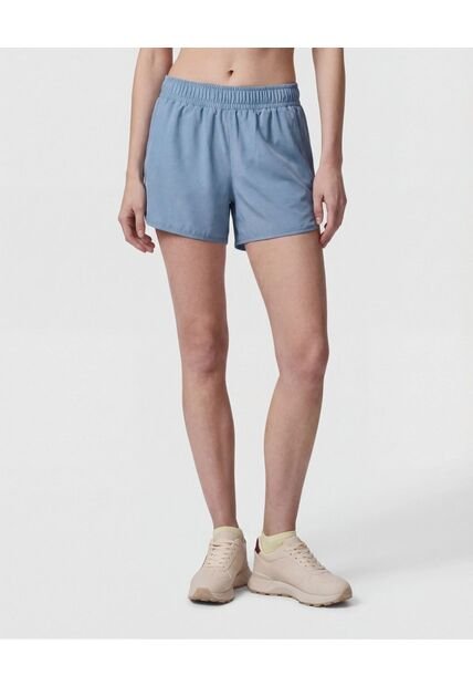 Short Deportivo Unicolor   Para Mujer Azul Patprimo