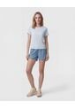 Short Deportivo Unicolor   Para Mujer Azul Patprimo de Patprimo