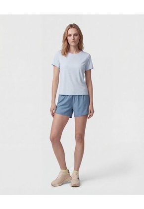 Short Deportivo Unicolor   Para Mujer Azul Patprimo