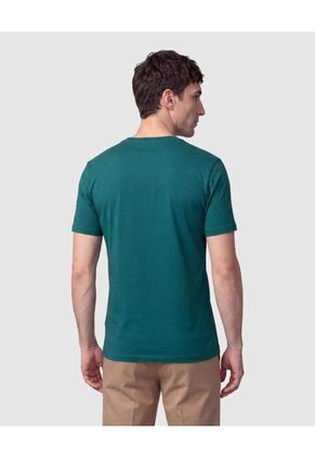 Camiseta Manga Corta Cuello Redondo Hombre  Para Hombre Verde Patprimo