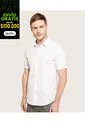 Camisa Para Hombre Manga Corta Con Bolsillo Cuello Casual C Color Blanco Marca Patprimo #44012578 de Patprimo
