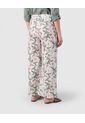 Pantalón Fluido Con Estampado   Para Mujer Verde Patprimo de Patprimo