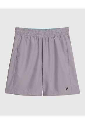 Bermuda Deportiva Con Bolsillos  Para Hombre Gris Patprimo