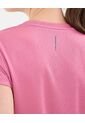 Camiseta Deportiva Cuello En V  Para Mujer Rosa Patprimo de Patprimo