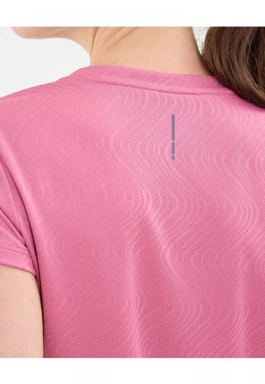 Camiseta Deportiva Cuello En V Para Mujer Rosa Patprimo