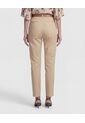 Pantalón Unicolor Tipo Chino   Para Mujer Beige Patprimo de Patprimo