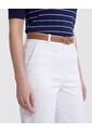 Pantalón Unicolor Tipo Chino   Para Mujer Blanco Patprimo de Patprimo