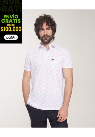 Polo Para Hombre Cuello Maquina Con Bolsillo Color Hueso Marca Patprimo #44112523 Patprimo