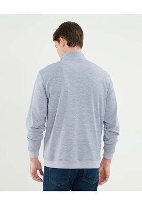 Buzo Para Hombre Cuello Alto O Cuello Tortuga Color Gris Marca Patprimo #44060306