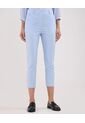 Pantalon Capri Unicolor  Para Mujer Azul Patprimo de Patprimo
