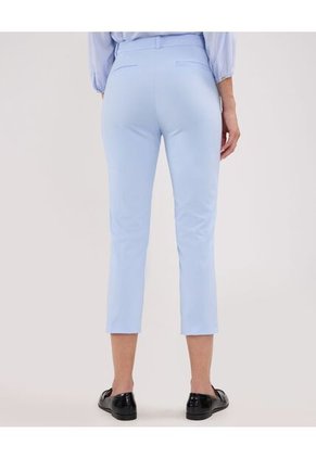 Pantalon Capri Unicolor  Para Mujer Azul Patprimo