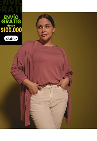 Saco Para Mujer Cuello Redondo Color Rosado Marca Patprimo #14330212 Patprimo