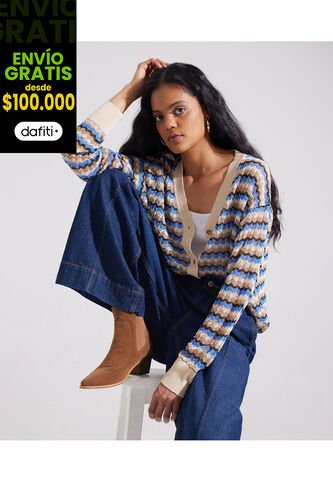 Saco Para Mujer Cardigan Color Piel Marca Patprimo #30330537 Patprimo