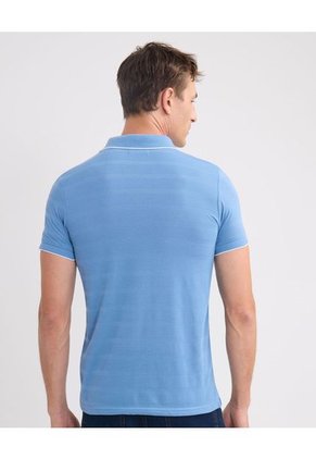 Polo Para Hombre Cuello Tejido Con Bolsillo Color Azul Claro Marca Patprimo #44112630