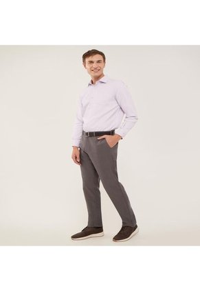 Camisa Manga Larga Con Bolsillo Hombre Patprimo Lila 44012575-4732