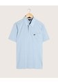 Polo Estampada Cuello Duro , Con Bolsillo  Para Hombre Azul Patprimo de Patprimo