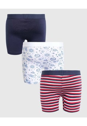 Boxer Infantil Niño Filete Medio Color Azul Marca Patprimo #66000115
