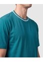 Camiseta Cuello Con Detalle Para Hombre  Para Hombre Verde Patprimo de Patprimo