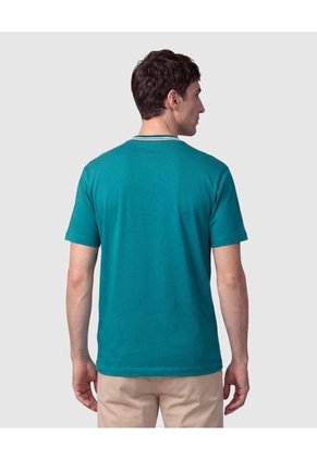 Camiseta Cuello Con Detalle Para Hombre Para Hombre Verde Patprimo