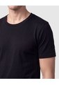 Camiseta Manga Corta Cuello Redondo Hombre  Para Hombre Negro Patprimo de Patprimo