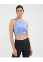 Top Deportivo Estampado  Para Mujer Azul Patprimo de Patprimo