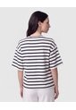 Camiseta Oversize Manga 3/4   Para Mujer Blanco Patprimo de Patprimo