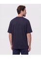 Camiseta Texturizada Cuello Redondo   Para Hombre Azul Patprimo de Patprimo