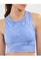 Top Deportivo Estampado  Para Mujer Azul Patprimo de Patprimo