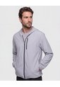 Chaqueta Rompevientos Con Capucha   Para Hombre Gris Patprimo de Patprimo
