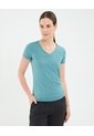Camiseta Manga Corta   Para Mujer Azul Patprimo de Patprimo