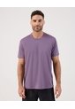 Camiseta Deportiva Unicolor   Para Hombre Morado Patprimo de Patprimo