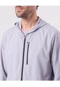 Chaqueta Rompevientos Con Capucha   Para Hombre Gris Patprimo de Patprimo