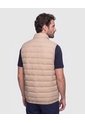 Chaleco Acolchado Cuello Alto   Para Hombre Café Patprimo de Patprimo