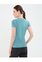 Camiseta Manga Corta   Para Mujer Azul Patprimo de Patprimo